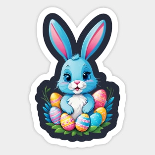 Eggcellent bunny Sticker